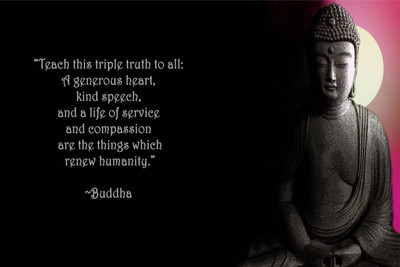 

Aabhaas Buddha Wall Poster Fine Art Print(12 inch X 18 inch, Rolled)