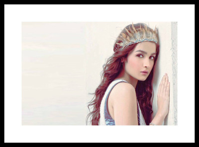 

Aabhaas Alia Bhatt Wall Poster Fine Art Print(12 inch X 18 inch, Rolled)