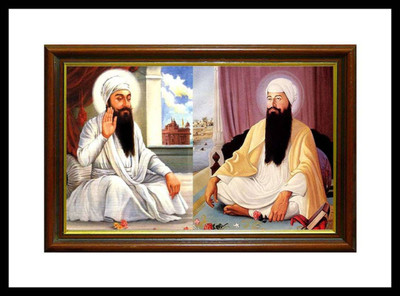

Aabhaas Guru Nanak Wall Poster Fine Art Print(12 inch X 18 inch, Rolled)