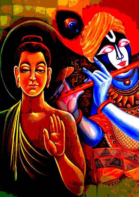 

Aabhaas Krishna Wall Poster Fine Art Print(12 inch X 18 inch, Rolled)