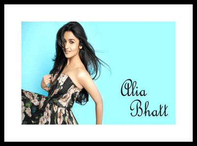 

Aabhaas Alia Bhatt Wall Poster Fine Art Print(12 inch X 18 inch, Rolled)
