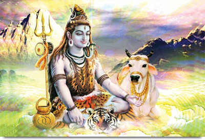 

Aabhaas Shiva Wall Poster Fine Art Print(12 inch X 18 inch, Rolled)