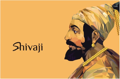 

Aabhaas Shivaji Wall Poster Fine Art Print(12 inch X 18 inch, Rolled)