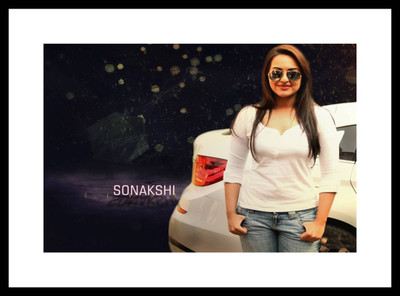 

Aabhaas Sonakshi Sinha Wall Poster Fine Art Print(12 inch X 18 inch, Rolled)