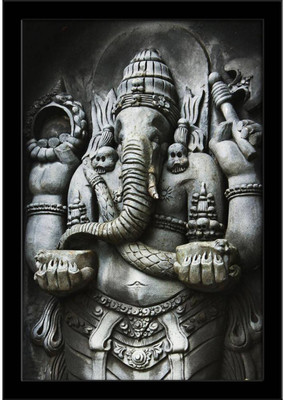 

Aabhaas Ganesha Wall Poster Fine Art Print(12 inch X 18 inch, Rolled)