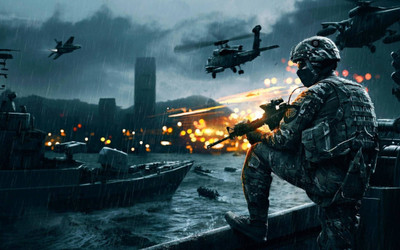 

Aabhaas Battlefield 4 Wall Poster Fine Art Print(12 inch X 18 inch, Rolled)