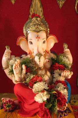 

Aabhaas Ganesha Wall Poster Fine Art Print(12 inch X 18 inch, Rolled)