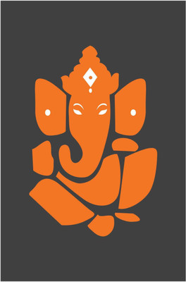

Aabhaas Ganesha Wall Poster Fine Art Print(12 inch X 18 inch, Rolled)