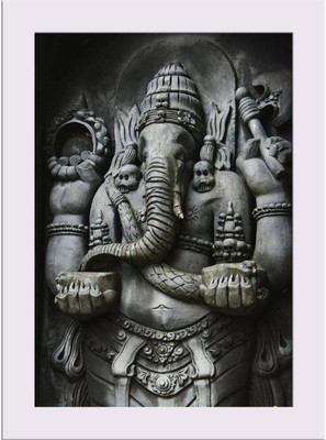 

Aabhaas Ganesha Wall Poster Fine Art Print(12 inch X 18 inch, Rolled)
