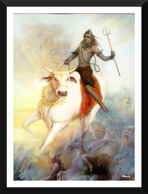 

Aabhaas Shiva Wall Poster Fine Art Print(12 inch X 18 inch, Rolled)