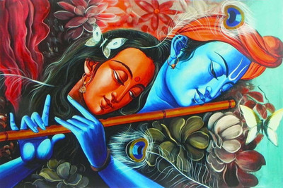 

Aabhaas Krishna Wall Poster Fine Art Print(12 inch X 18 inch, Rolled)