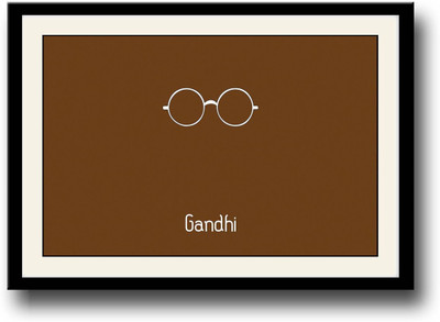 

Aabhaas Mahatma Gandhi Wall Poster Fine Art Print(12 inch X 18 inch, Rolled)