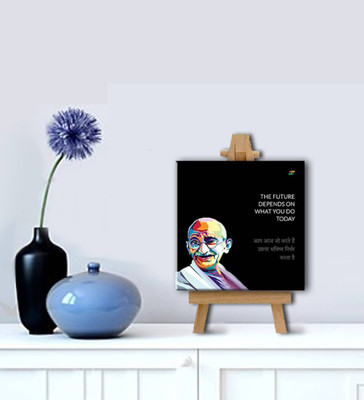 

Aabhaas Mahatma Gandhi Wall Poster Fine Art Print(12 inch X 18 inch, Rolled)