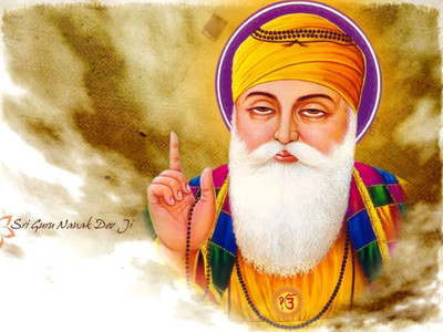 

Aabhaas Guru Nanak Wall Poster Fine Art Print(12 inch X 18 inch, Rolled)