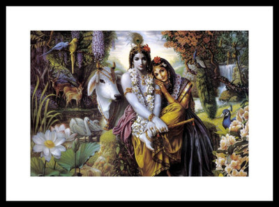 

Aabhaas Krishna Wall Poster Fine Art Print(12 inch X 18 inch, Rolled)