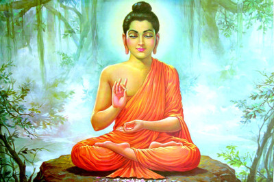 

Aabhaas Buddha Wall Poster Fine Art Print(12 inch X 18 inch, Rolled)