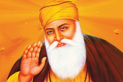 

Aabhaas Guru Nanak Wall Poster Fine Art Print(12 inch X 18 inch, Rolled)