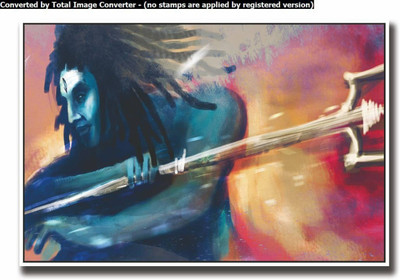 

Aabhaas Shiva Wall Poster Fine Art Print(12 inch X 18 inch, Rolled)