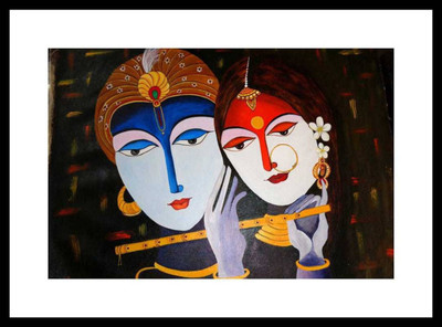 

Aabhaas Krishna Wall Poster Fine Art Print(12 inch X 18 inch, Rolled)