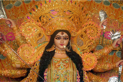 

Aabhaas Mata Lakshmi Wall Poster Fine Art Print(12 inch X 18 inch, Rolled)