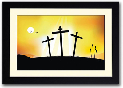 

Aabhaas Jesus Christ Wall Poster Fine Art Print(12 inch X 18 inch, Rolled)