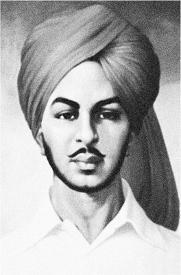 

Aabhaas Bhagat Singh Wall Poster Fine Art Print(12 inch X 18 inch, Rolled)