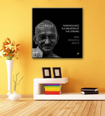 

Aabhaas Mahatma Gandhi Wall Poster Fine Art Print(12 inch X 18 inch, Rolled)
