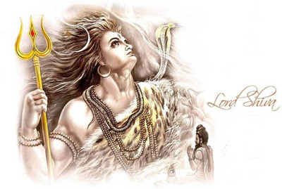 

Aabhaas Shiva Wall Poster Fine Art Print(12 inch X 18 inch, Rolled)