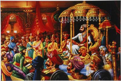 

Aabhaas Shivaji Wall Poster Fine Art Print(12 inch X 18 inch, Rolled)