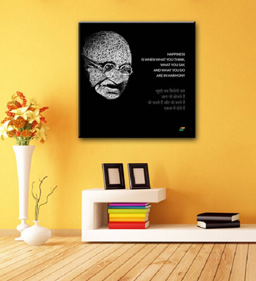 

Aabhaas Mahatma Gandhi Wall Poster Fine Art Print(12 inch X 18 inch, Rolled)