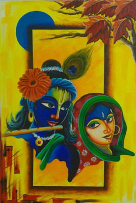 

Aabhaas Krishna Wall Poster Fine Art Print(12 inch X 18 inch, Rolled)
