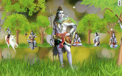 

Aabhaas Shiva Wall Poster Fine Art Print(12 inch X 18 inch, Rolled)
