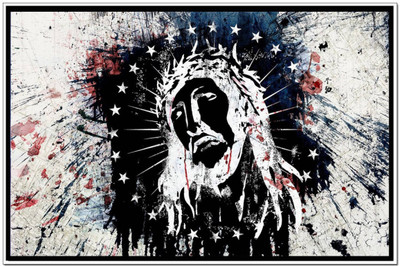 

Aabhaas Jesus Christ Wall Poster Fine Art Print(12 inch X 18 inch, Rolled)