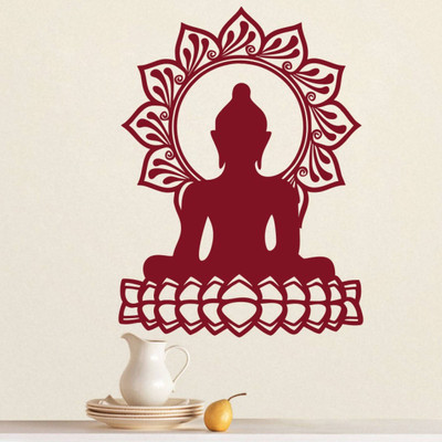 

Aabhaas Buddha Wall Poster Fine Art Print(12 inch X 18 inch, Rolled)