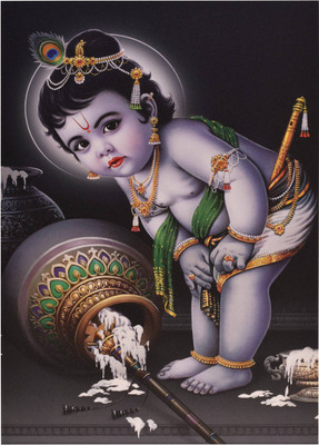 

Aabhaas Krishna Wall Poster Fine Art Print(12 inch X 18 inch, Rolled)