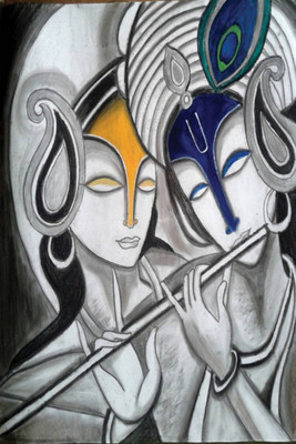 

Aabhaas Krishna Wall Poster Fine Art Print(12 inch X 18 inch, Rolled)
