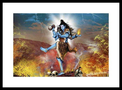 

Aabhaas Shiva Wall Poster Fine Art Print(12 inch X 18 inch, Rolled)