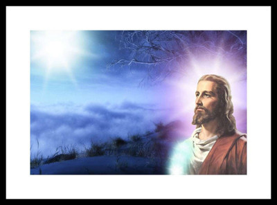 

Aabhaas Jesus Christ Wall Poster Fine Art Print(12 inch X 18 inch, Rolled)