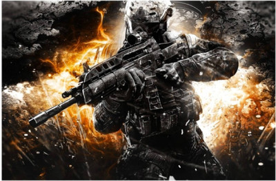 

Aabhaas Callof Duty Black OPs Wall Poster Fine Art Print(12 inch X 18 inch, Rolled)