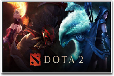 

Aabhaas Dota 2 Wall Poster Fine Art Print(12 inch X 18 inch, Rolled)