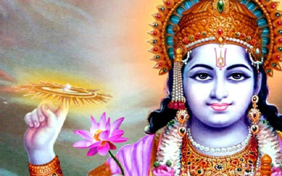 

Aabhaas Vishnu Wall Poster Fine Art Print(12 inch X 18 inch, Rolled)