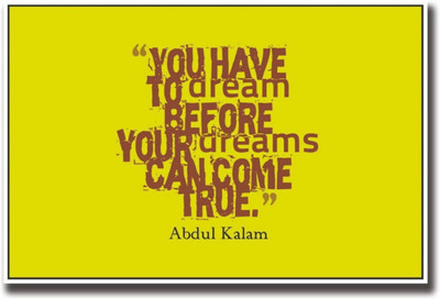

Aabhaas Abdul Kalam Wall Poster Fine Art Print(12 inch X 18 inch, Rolled)