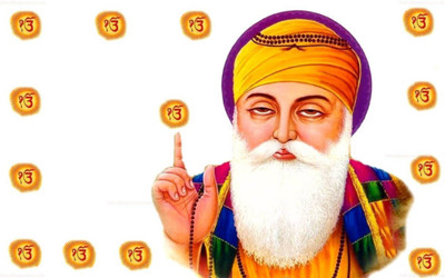 

Aabhaas Guru Nanak Wall Poster Fine Art Print(12 inch X 18 inch, Rolled)