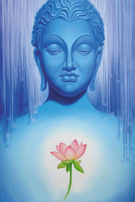 

Aabhaas Buddha Wall Poster Fine Art Print(12 inch X 18 inch, Rolled)