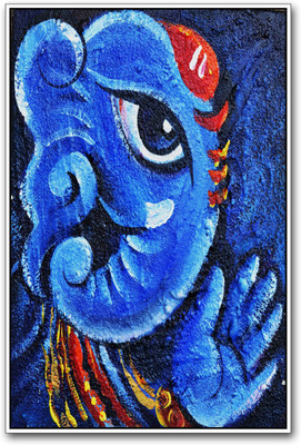 

Aabhaas Ganesha Wall Poster Fine Art Print(12 inch X 18 inch, Rolled)