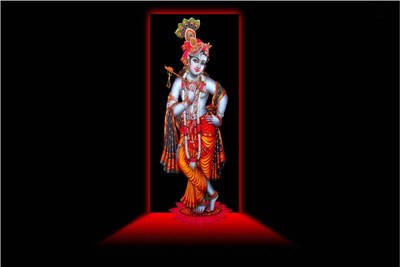 

Aabhaas Krishna Wall Poster Fine Art Print(12 inch X 18 inch, Rolled)