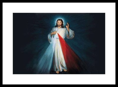 

Aabhaas Jesus Christ Wall Poster Fine Art Print(12 inch X 18 inch, Rolled)
