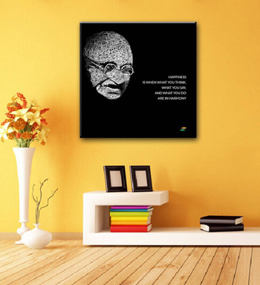 

Aabhaas Mahatma Gandhi Wall Poster Fine Art Print(12 inch X 18 inch, Rolled)