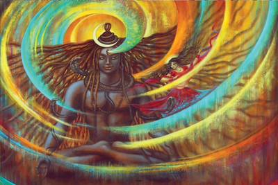 

Aabhaas Shiva Wall Poster Fine Art Print(12 inch X 18 inch, Rolled)