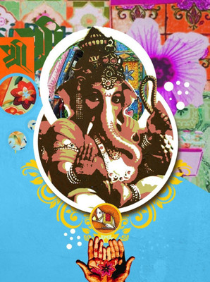 

Aabhaas Ganesha Wall Poster Fine Art Print(12 inch X 18 inch, Rolled)